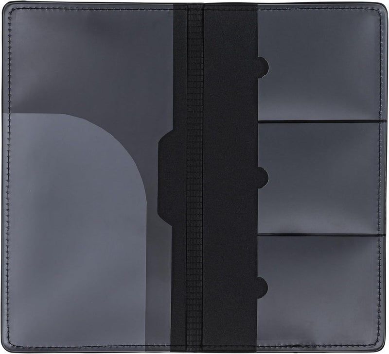Samsill Car Registration and Insurance Holder, Essential Vehicle Glove Box Organizer, Vehicle Document Holder, Faux Leather, Sleek Black Design, Lottery Ticket Holder - Image 5