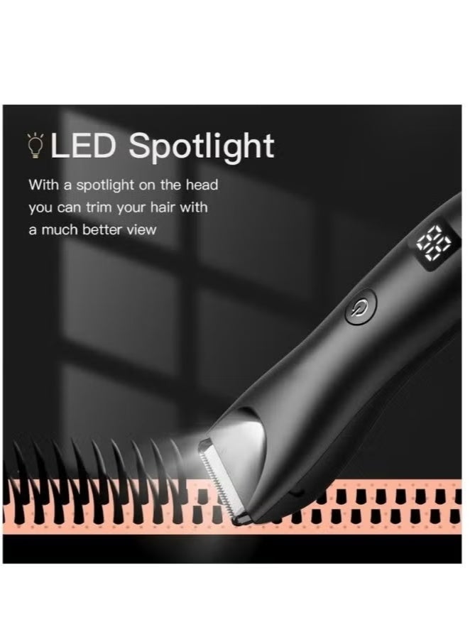 Generic Body Trimmer for Men Grooming for Body Electric Trimmer Body Shaver Groomer Safe Shaver Rechargeable Waterproof Wet Dry  - Image 2