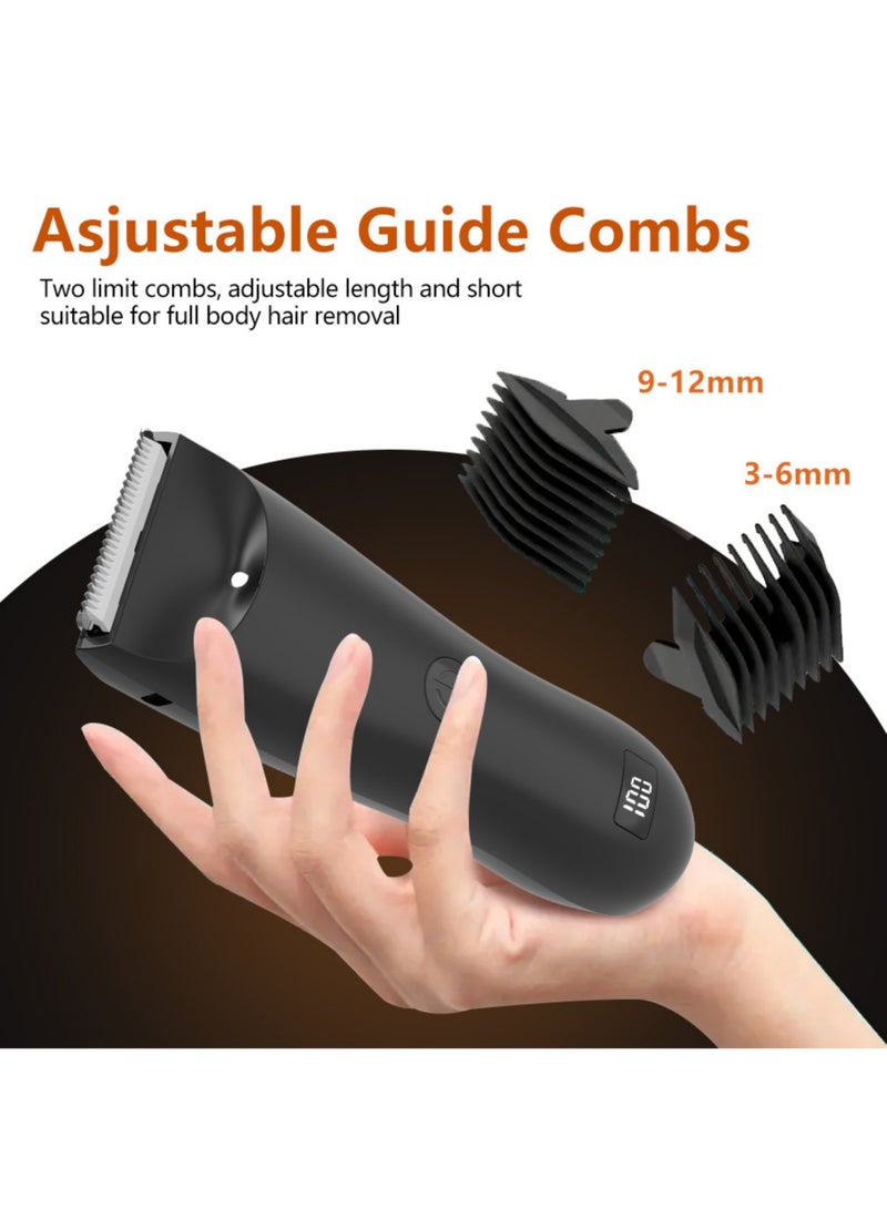 Generic Body Trimmer for Men Grooming for Body Electric Trimmer Body Shaver Groomer Safe Shaver Rechargeable Waterproof Wet Dry  - Image 5