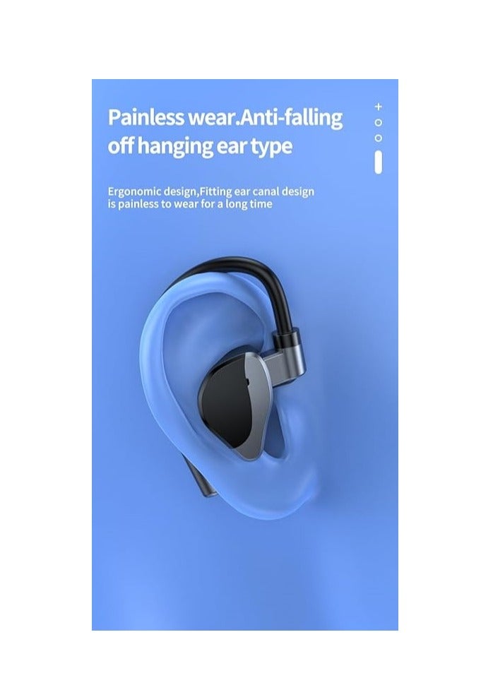 YUNSYE Bluetooth L15 Headset V5.2, Wireless Earpiece Hand-Free Headphones Noise Canceling Mic for Office/Driving/Business - Image 4