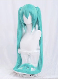 Generic Miku Hatsune wig with plum blossom, Senbonzakura, Snow Miku 100CM anime cosplay full head cover  - Image 4