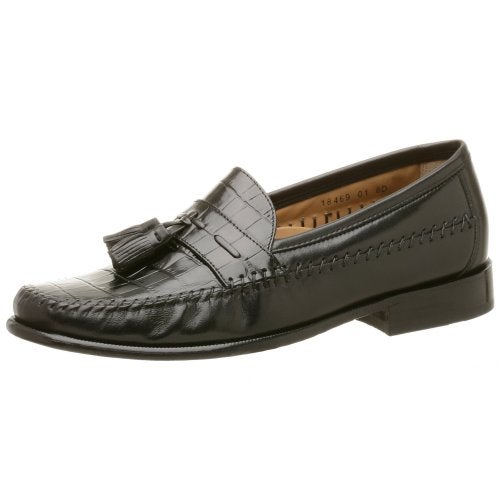 Florsheim فلورشايم أحذية لوفر للرجال بيزا بمقدمة موك تو مع كُرة 14 DM US أسود - Image 1