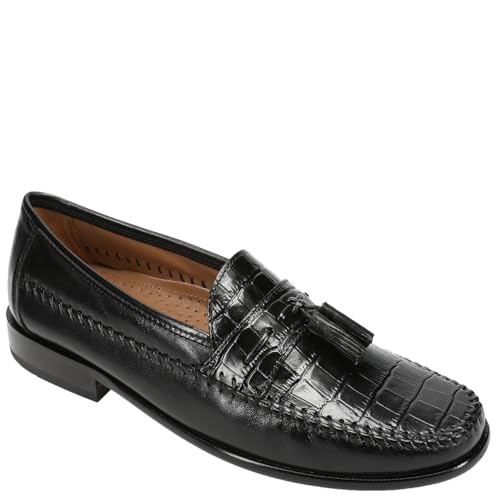 Florsheim فلورشايم أحذية لوفر للرجال بيزا بمقدمة موك تو مع كُرة 14 DM US أسود - Image 2