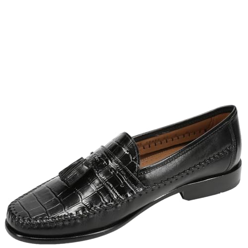 Florsheim فلورشايم أحذية لوفر للرجال بيزا بمقدمة موك تو مع كُرة 14 DM US أسود - Image 5