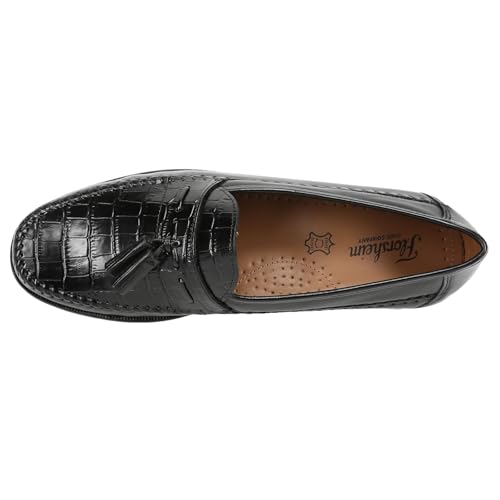 Florsheim فلورشايم أحذية لوفر للرجال بيزا بمقدمة موك تو مع كُرة 14 DM US أسود - Image 3
