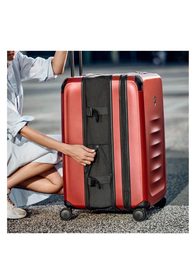 Victorinox - عربة أمتعة Spectra 3.0 متوسطة الحجم 69 سم ذات جوانب صلبة وعجلات مزدوجة قابلة للتوسيع وتسجيل الوصول باللون الأحمر - Image 1