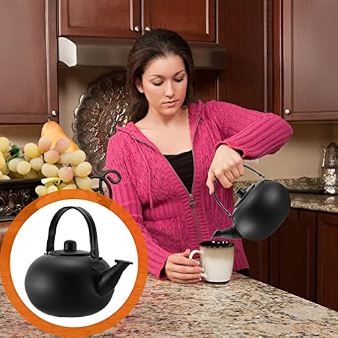 دويتول غلاية موقد غلاية من الفولاذ المقاوم للصدأ غلاية شاي صفير إبريق شاي غلاية ماء مع مصفاة للموقد - Image 4