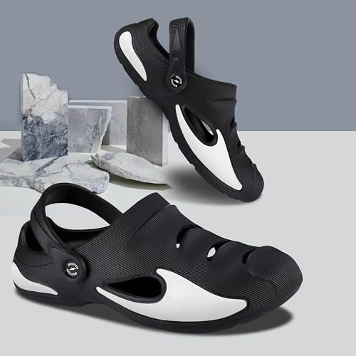 BRUTON Stylish Casual Clogs for Men | Outdoor Sandals | Comfortable Sandal for Daily Outdoor Use- UK 9 - Image 2