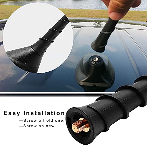 BASIKER 4.5 Inch Antenna for 2010-2025 Jeep Cherokee Grand Cherokee Latitude Compass Renegade Dodge Journey Avenger Durango Dart Chrysler 200, OEM 5091100AA 68297936AA 5091100AB Car Radio Jeep Antenna - Image 5