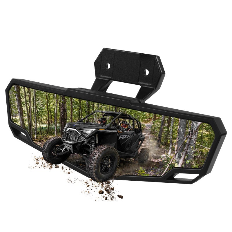 Generic TXZSXS UTV Polaris RZR Rear View Mirror Compatible with Polaris RZR PRO XP/XP 4, RZR Trail, RZR Turbo R, Center Convex Rearview Mirror Replace Part Number # 2883763  - Image 1