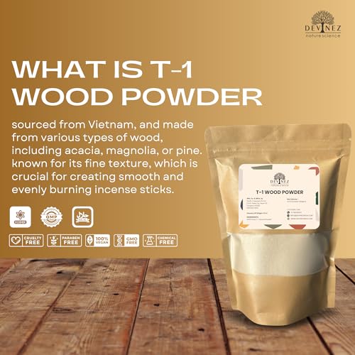 Devinez Natural T1 Wood Powder A Grade (Vietnam) for Making Your own Incense, Doop Cone, Sambrani, Agarbatti Making (400 gram) - Image 2