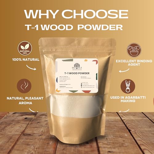 Devinez Natural T1 Wood Powder A Grade (Vietnam) for Making Your own Incense, Doop Cone, Sambrani, Agarbatti Making (400 gram) - Image 3
