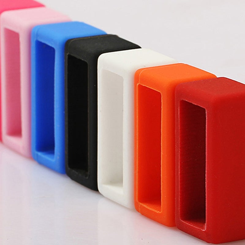 10pcs Watch Strap Loops Watchband Movable Rings Silicone Watch Bezel Watchband Accessories - 18mm (Random) - Image 4