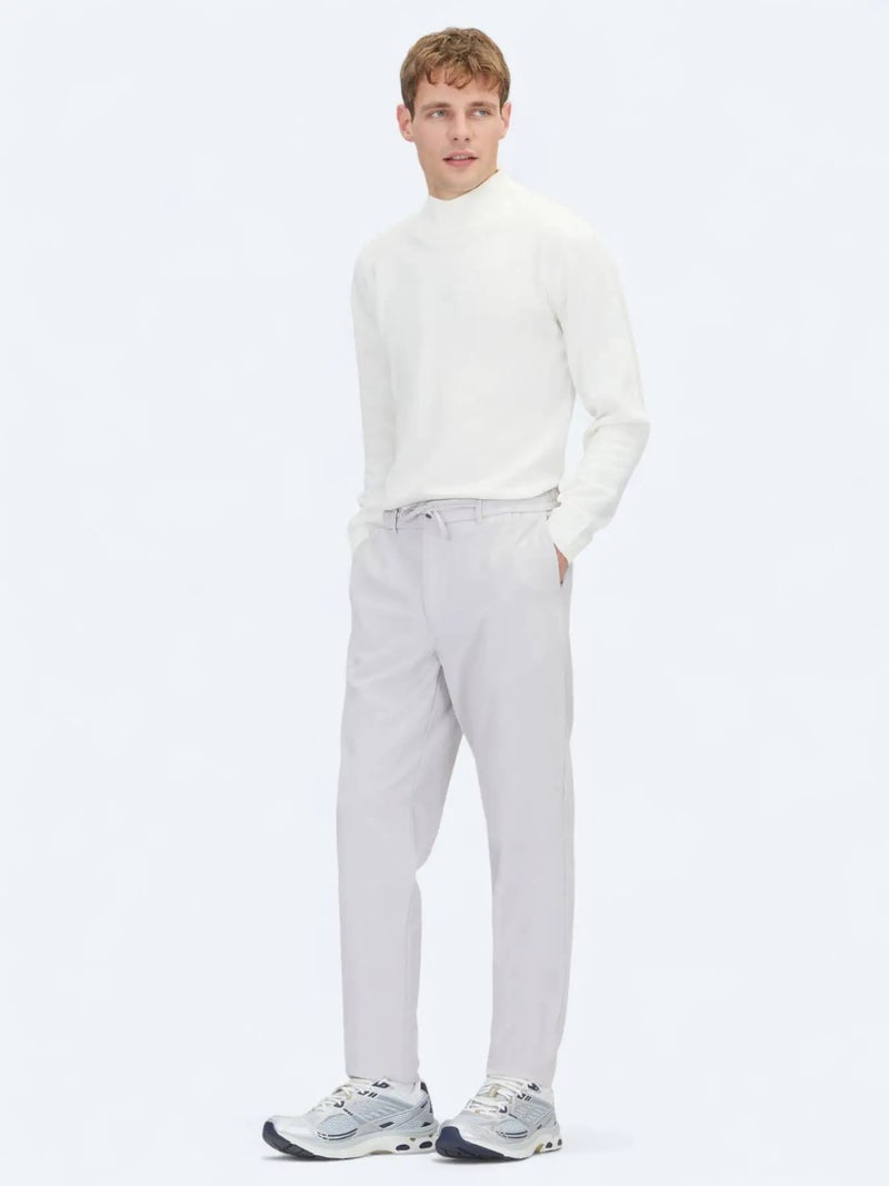 كيب بنطال رياضي رمادي فاتح بقصة مريحة - Image 2