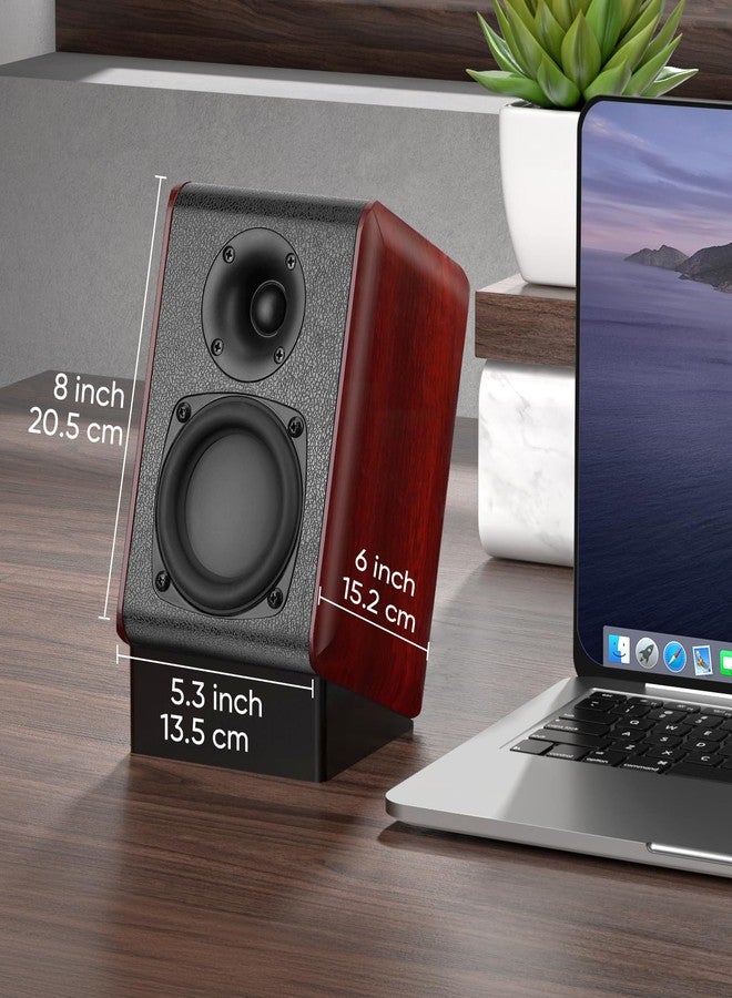 Saiyin Passive Bookshelf Speakers with 3.5 inch Woofer,Home Desktop Stereo Speakers,Amplifier or Receiver Required,Passive Surround, Front Speakers for PC/Gaming/Turntable,4 Ohms,Wall Mountable - Image 3