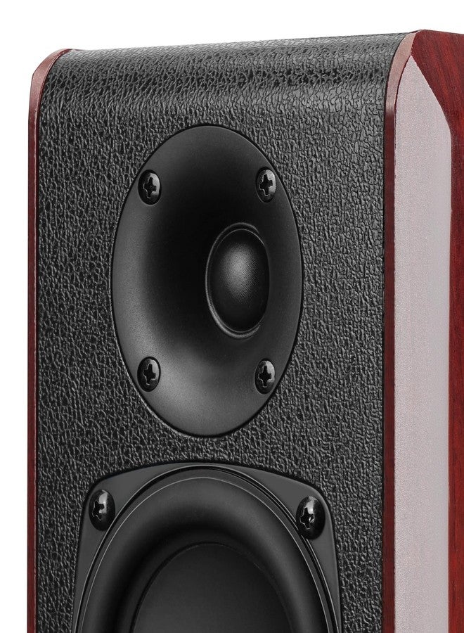 Saiyin Passive Bookshelf Speakers with 3.5 inch Woofer,Home Desktop Stereo Speakers,Amplifier or Receiver Required,Passive Surround, Front Speakers for PC/Gaming/Turntable,4 Ohms,Wall Mountable - Image 4