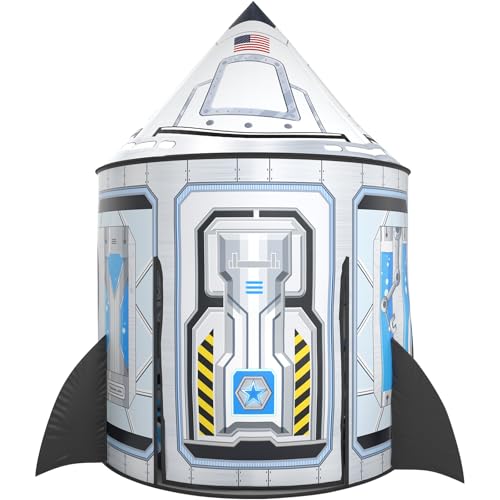 Wilwolfer Rocketship Tent for Kids Space Toys for KidsSpace Decor for Boys RoomOutdoor Toys for Toddlers - Image 1