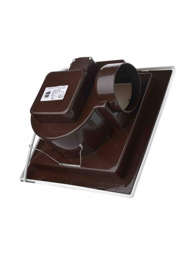 ALRAED 8 Inch Square Wall Exhaust Fan – Efficient Ventilation for Bathrooms and Kitchens – Saudi Made - Image 2