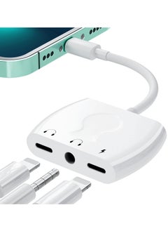 Generic Lightning to 3.5mm Headphone Jack Audio Adapter,iPhone to 3.5mm Earphone Splitter Adapter with Charging Port,iPhone to aux adapter,Compatible With iPhone 13/12/11/X/8/8/7,Support Newest iOS 15  - Image 2