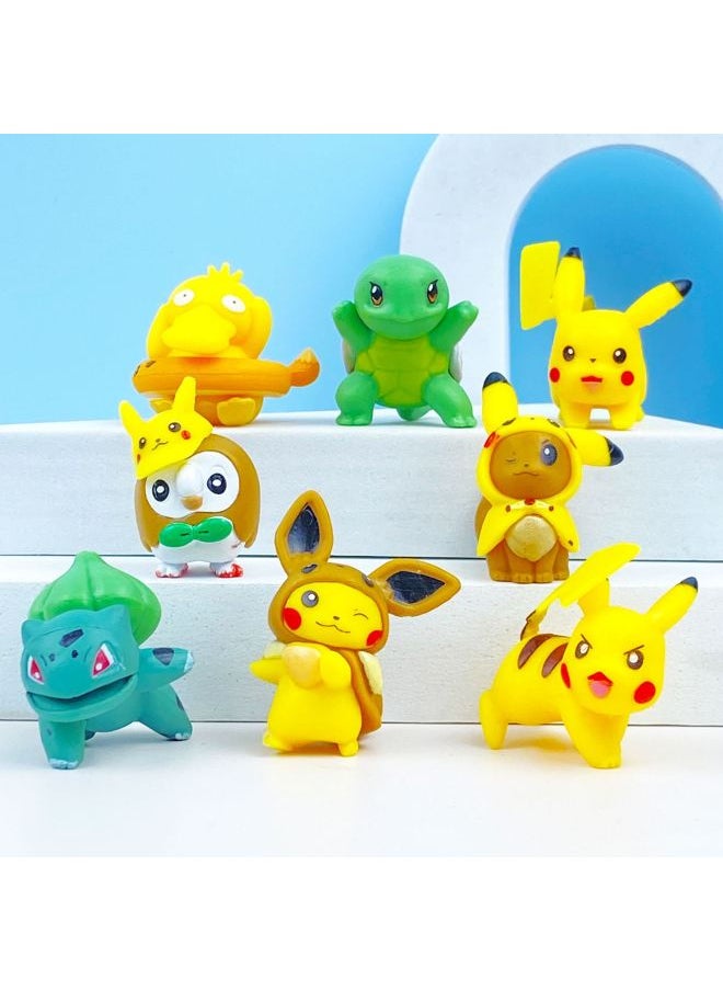 Generic - Baokemeng Hand-made Blind Box Pikachu Crayon Small Melody Kulomi Ruby Strawberry Bear Toy Ornaments-Color:Dragon Ball Pikachu 4-piece Set-end Box (full Set Price) - Image 1