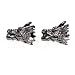 AD Beads Solid Metal 10 Pieces 12x15mm Gunmetal Dragon head Spacer Beads for necklace bracelet craft design - Image 2