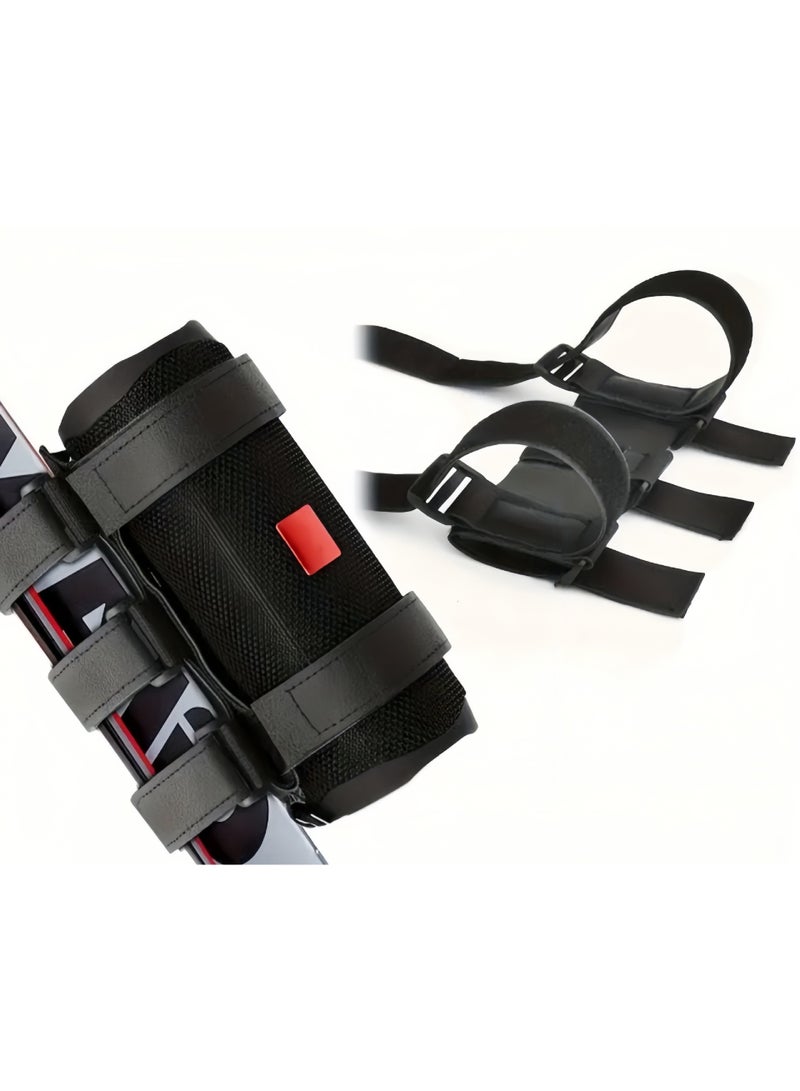 Portable Speaker Mount for UTV Sound Bar Golf Cart Ebike Scooter Boat Railing Removable Bluetooth Wireless Speaker Holder Strap Fits Charge 5 6 Flip 5 6 Side by Side Accessories - Image 1