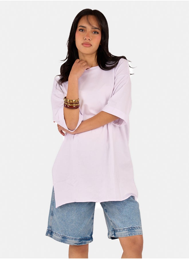 Clue Oversized Cotton T-Shirt  - Image 1