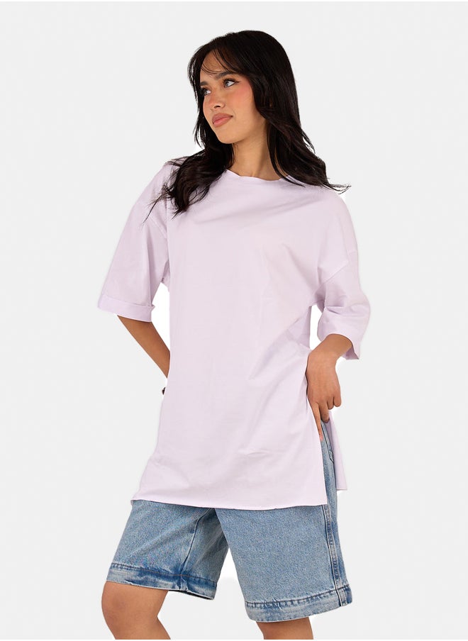 Clue Oversized Cotton T-Shirt  - Image 5