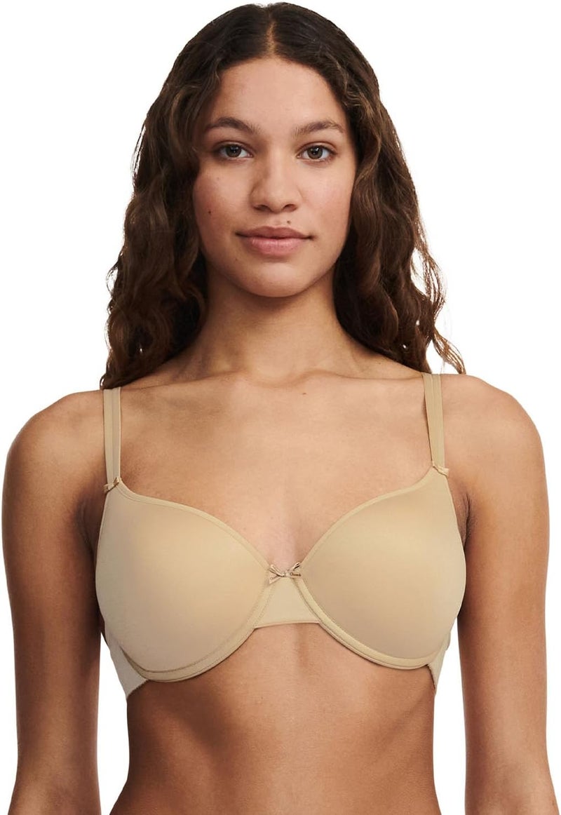 Chantelle Womens Basic Invisible Smooth TShirt Bra  Beige  36F US - Image 1