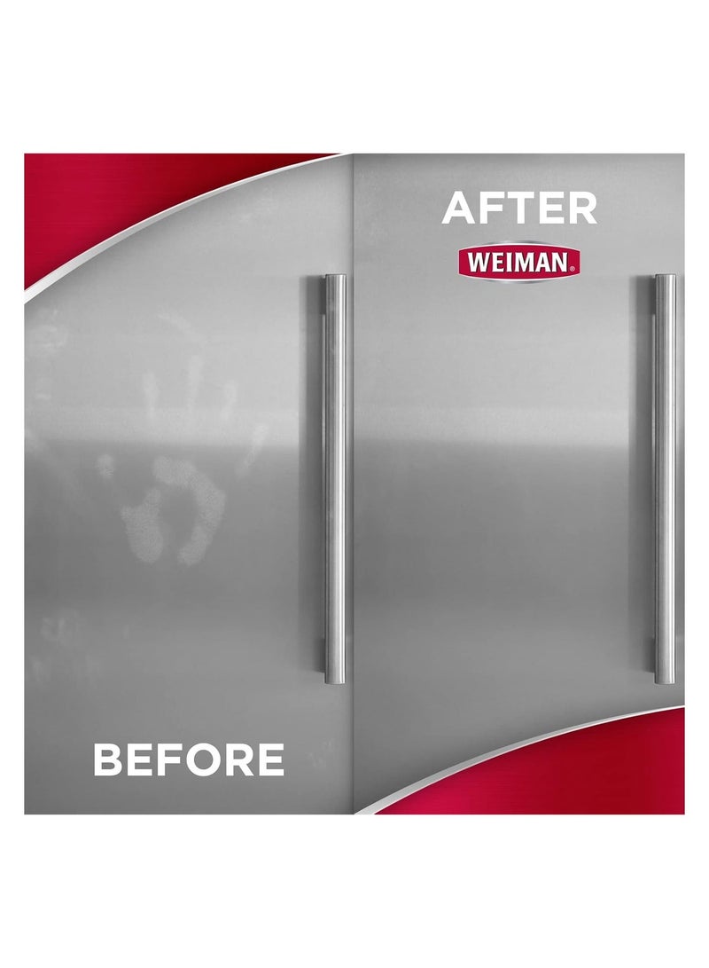 ويمان مناديل من الفولاذ المقاوم للصدأ، تحارب بصمات الأصابع بشكل أفضل - ثم منظفات جميع الأغراض، مناديل مبللة مقاس 30-7 بوصة × 8 بوصة - Image 2