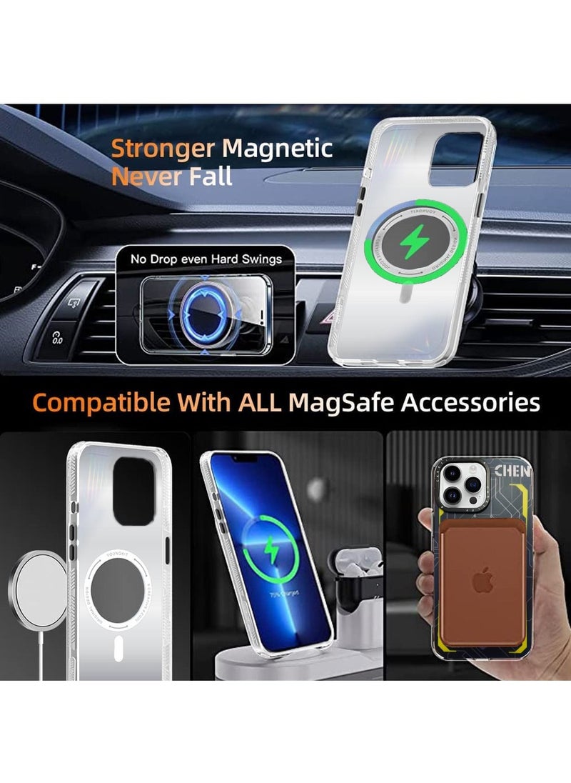 Casetify - Elegant Super Stylish MagSafe Case Cover For Apple iPhone 14 Pro Black/Yellow - Image 1