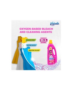 Velveta Velveta Stain Remover with Oxygen Power – In-Wash | 1L Powerful Stain Removal  - Image 4