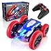 Force1 Tornado Remote Control Car for Kids Double Sided Fast RC Cars with LED Interactive Display 4WD OffRoad Stunt Car 360 Flips All Terrain Tires RC Crawler Rechargeable Battery 24GHz Remote - Image 4