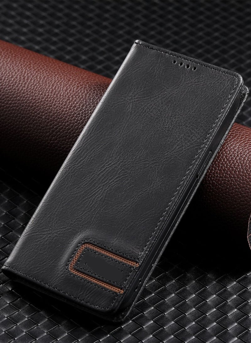 Suteni Flip Cover Card Slots Leather Phone Case for Samsung - Image 1