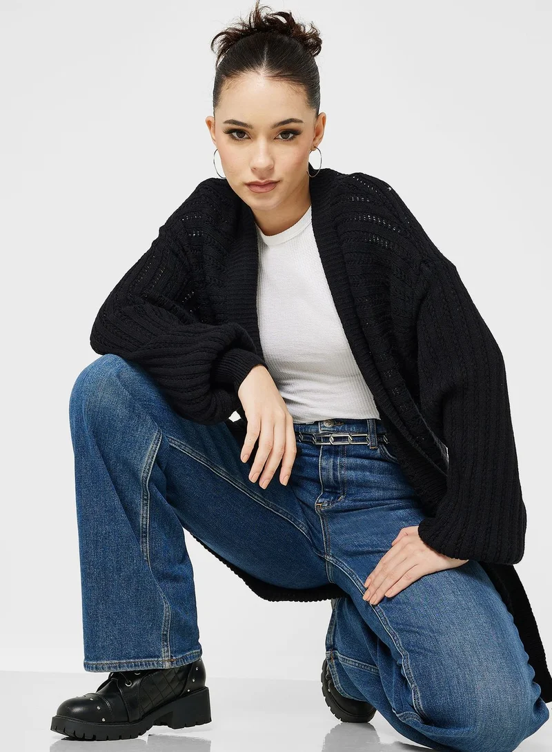 Ginger Longline Chunky Cardigan