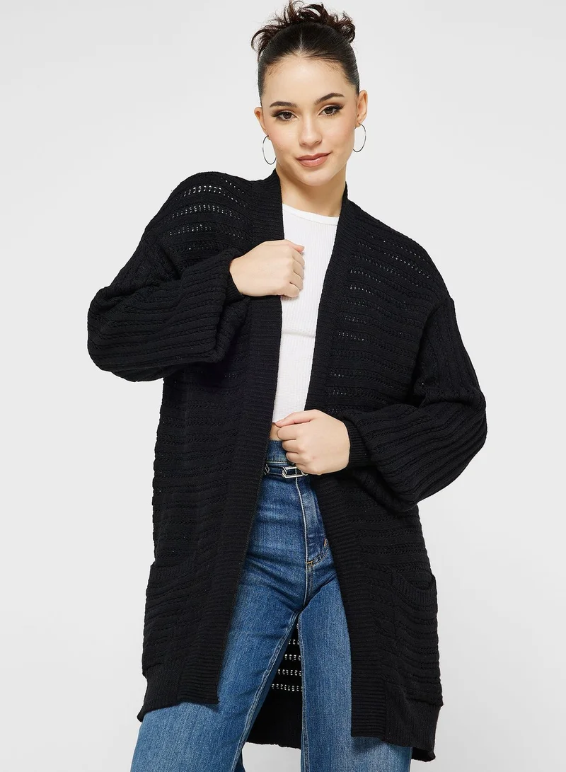 Ginger Longline Chunky Cardigan