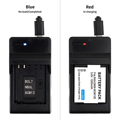 Norifon DMW-BCM13 USB Charger for Panasonic DMC-TZ55, DMC-TZ60, DMC-TZ61, Lumix DMC-FT5, DMC-TS5, DMC-TZ70, DMC-ZS40, DMC-ZS50 Camera and More - Image 4