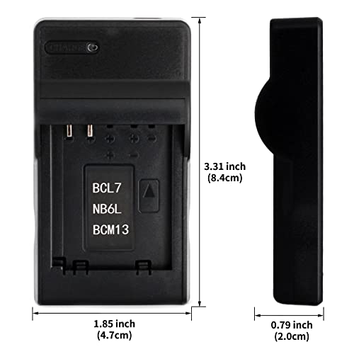 Norifon DMW-BCM13 USB Charger for Panasonic DMC-TZ55, DMC-TZ60, DMC-TZ61, Lumix DMC-FT5, DMC-TS5, DMC-TZ70, DMC-ZS40, DMC-ZS50 Camera and More - Image 5