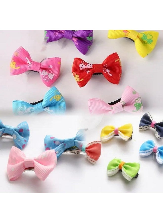 NEOBABY Alligator Bow Hair pin Hair accessories | Hair Clips for Girls and Kids Baby Toddlers (Assorted, Pack of 12 Pairs) - Image 2