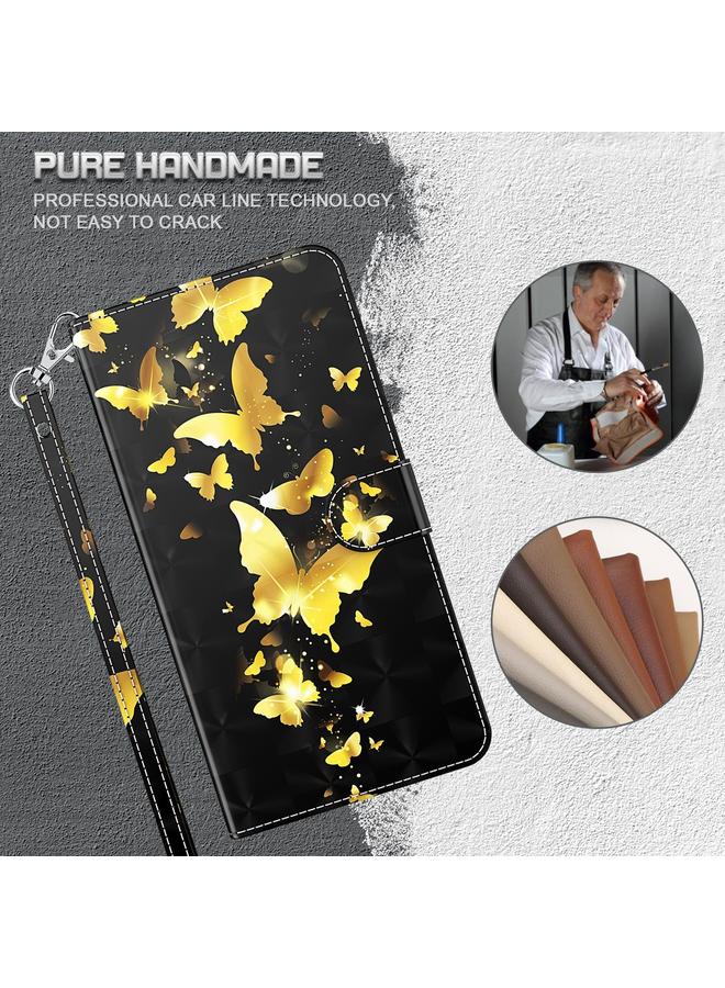 اس-توب جراب لهاتف Samsung Galaxy A23E بنمط رسم ثلاثي الأبعاد مصنوع من مادة TPU + PU - Image 4