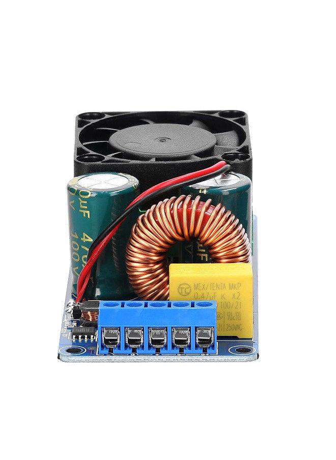 Generic - 500W IRS2092S Digital Power Amplifier Board Mono Channel Class D Power Amp Board Module with Cooling Fan - Image 1
