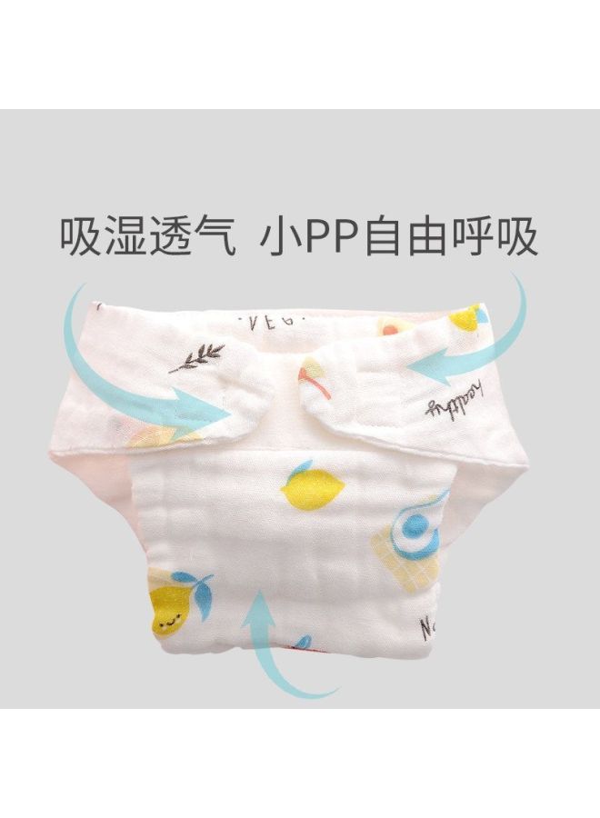 حفاضات قماشية قطنية للأطفال قابلة للغسل، ماصة للبول، مخصصة للمواليد الجدد، حفاضات صيفية خفيفة - Image 5