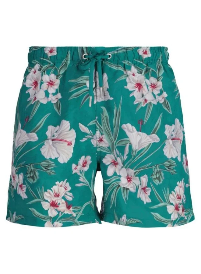 GANT Oleander Print Swim Shorts