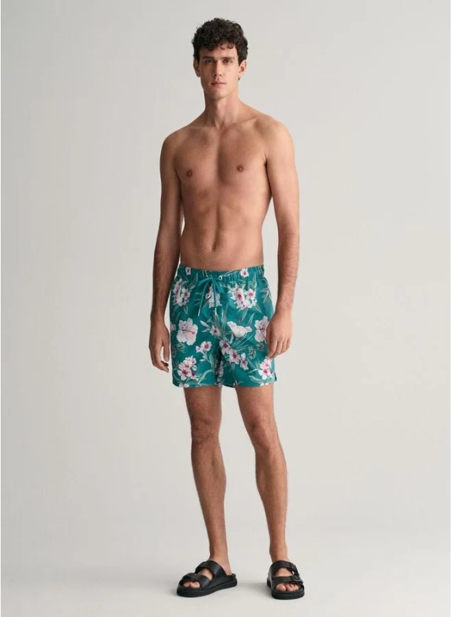 GANT Oleander Print Swim Shorts