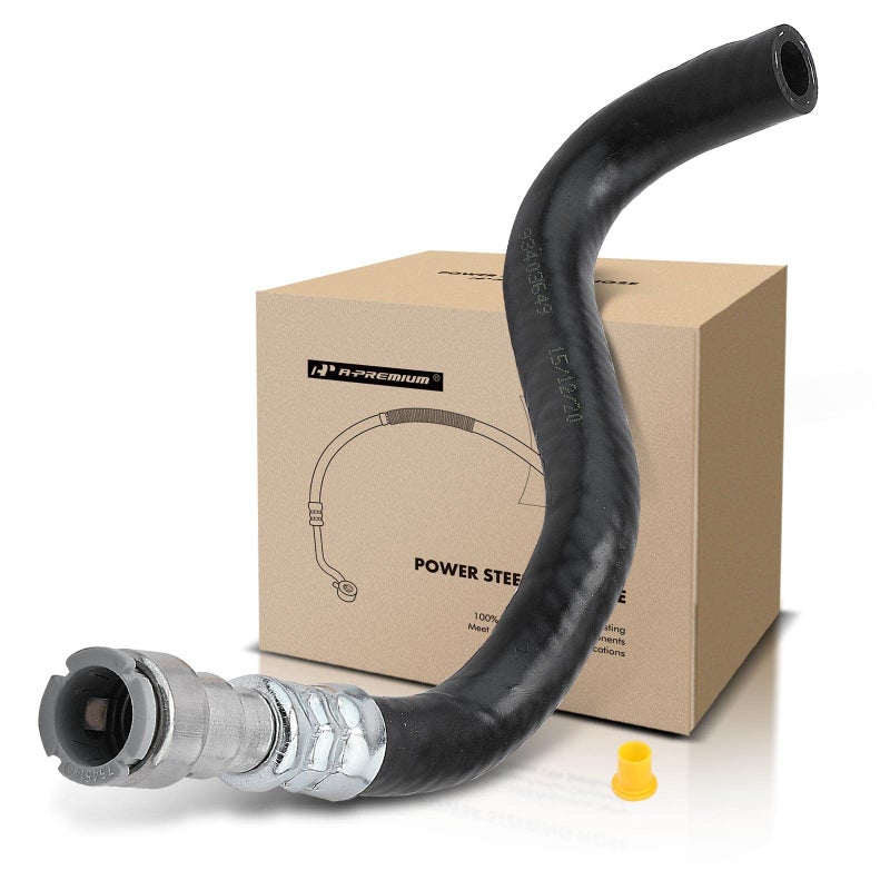 A-Premium APremium Power Steering Return Hose Line Assembly Compatible with BMW X5 20012006 30L Cooler To Reservoir - Image 2