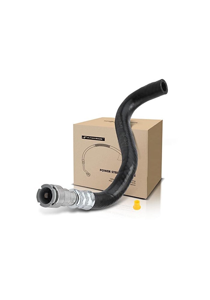 A-Premium APremium Power Steering Return Hose Line Assembly Compatible with BMW X5 20012006 30L Cooler To Reservoir - Image 1