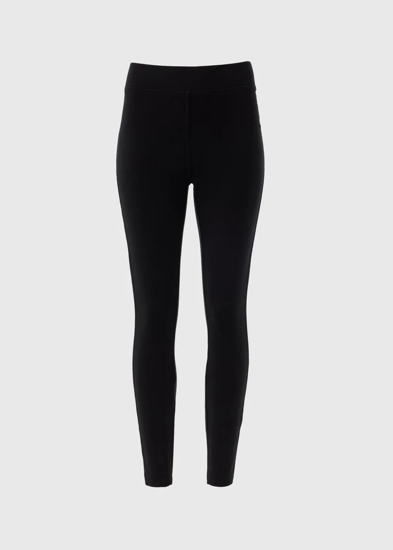 Matalan Black Denim Look Ankle Length Leggings