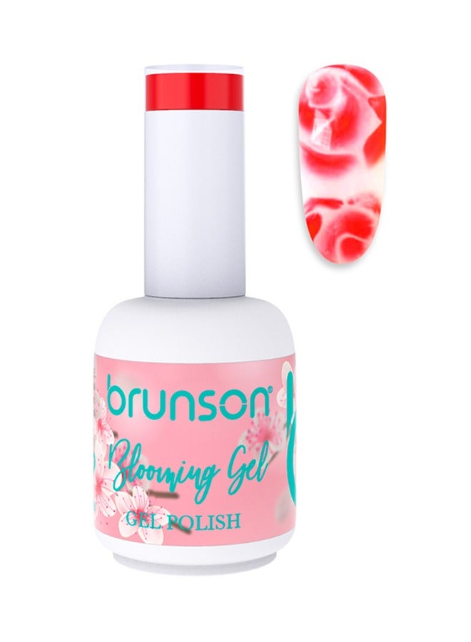 brunson طلاء أظافر جل مزهر بتصميم فن الأظافر تأثير زهور مزهرة طلاء جل UV نقع هجين طلاء لامع BBGRD