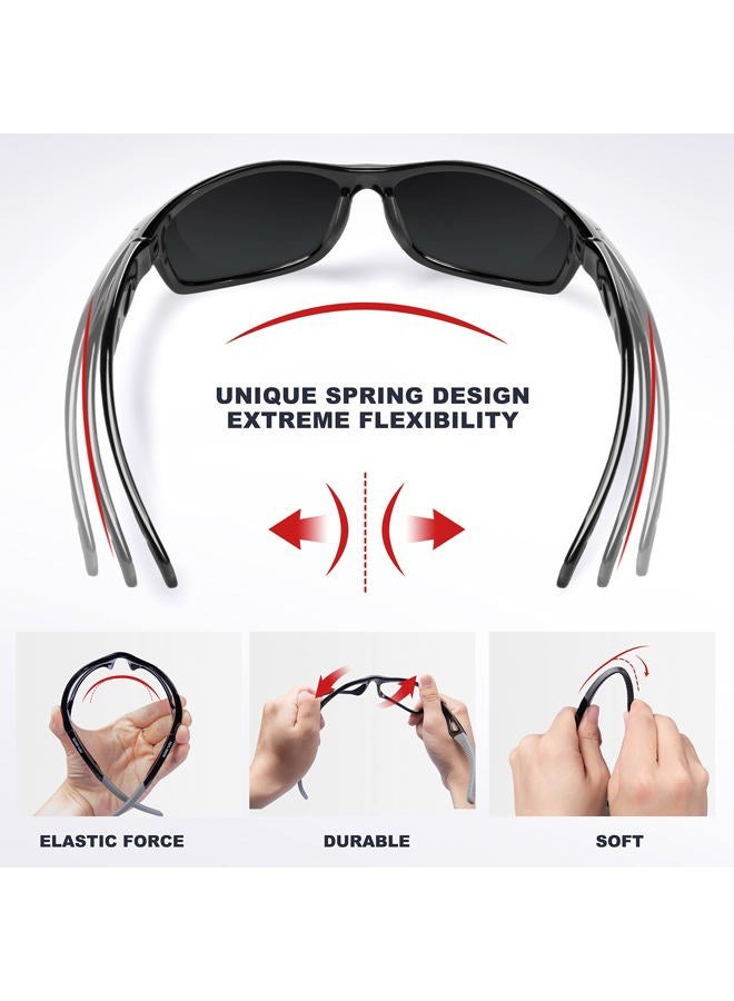RIVBOS Sunglasses Men Women Polarized UV400 Cycling Glasses Sports Glasses Cycling Hiking Running Golf and Fishing Driving RB831 - Image 2