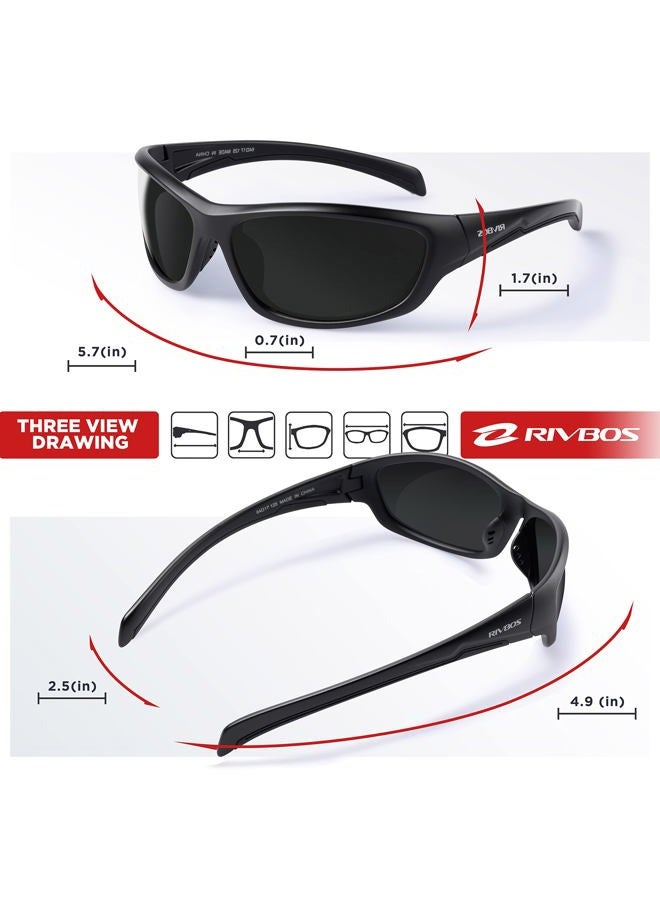 RIVBOS Sunglasses Men Women Polarized UV400 Cycling Glasses Sports Glasses Cycling Hiking Running Golf and Fishing Driving RB831 - Image 5